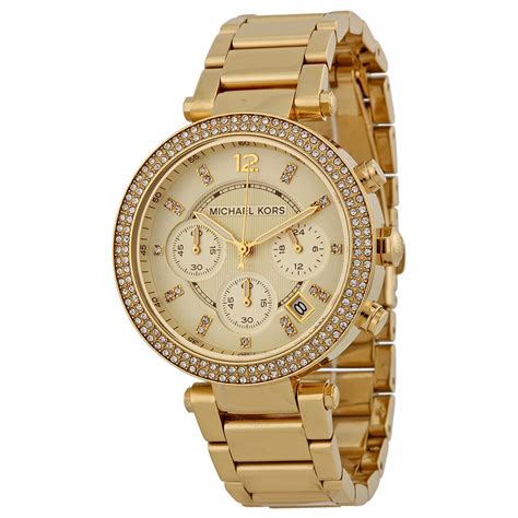 michael kors parker mk5354 watch|Michael Kors parker champagne dial.